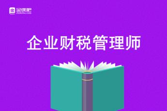 企业财税管理师讲堂